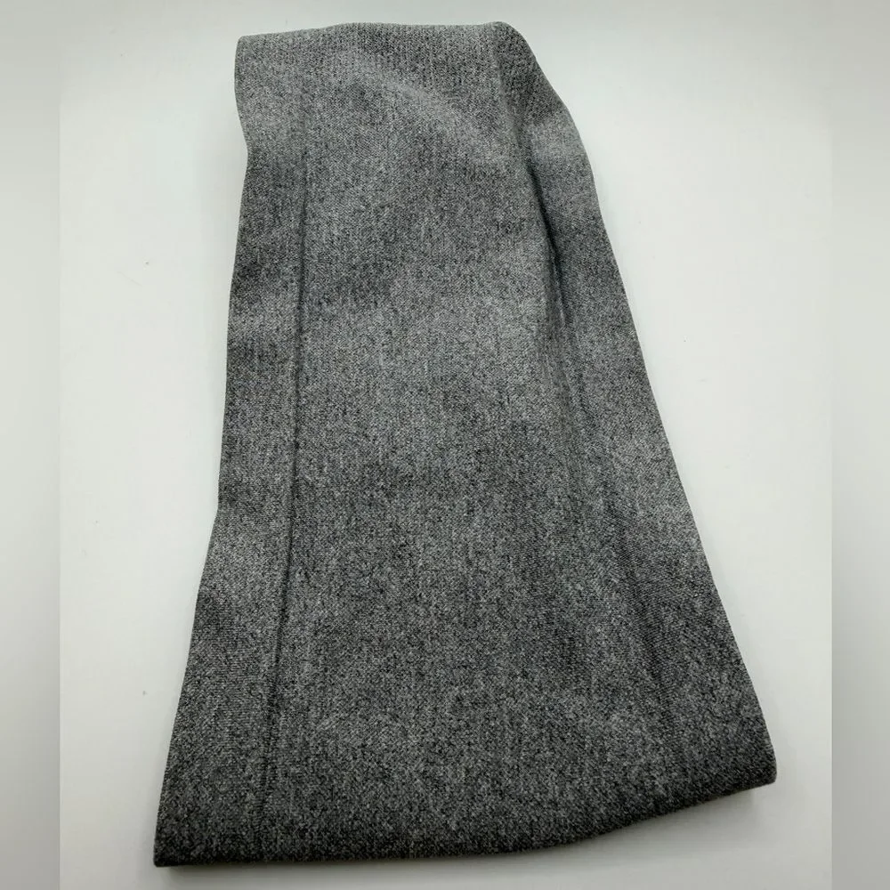 Pre-owned Unisex? Lululemon‎ THICK stretch headband in heather gray - OS!